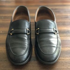 Caporicci Sz 44 Italian Black Leather Loafer